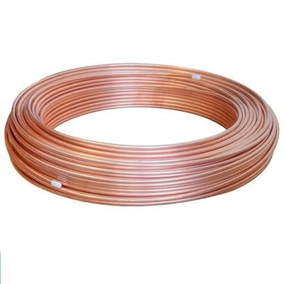 継ぎ目が無い鋼鉄コイルの管1/4 3/8の1/2のインチ10mの冷凍の銅のコイルの管ASTM C11000