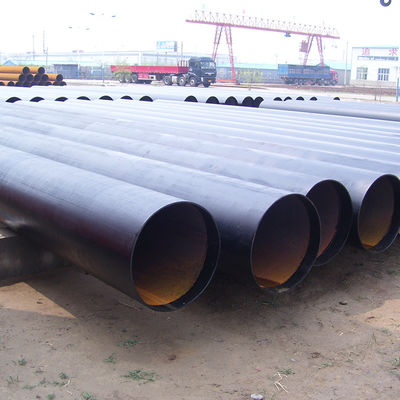 API 5L X65 X70 LSAWは炭素鋼の管12のメートル5mm -50mmの厚さに塗った