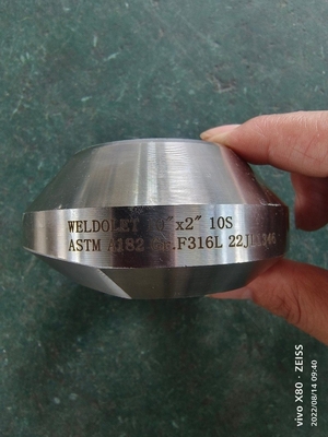ステンレス鋼の管付属品Weldolet 10&quot;はX 2&quot; 10S ASTM A182 Gr. F316L付属品を造った