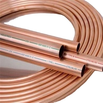 換気のためのタイプK L Mのエアコンのパンケーキ コイルの銅管の空気調節の銅の管