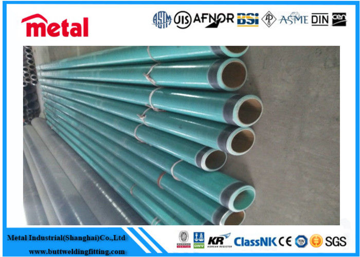 12 Inch PE / 3PE Coated Steel Pipe For Liquid / Oil / Gas / Petroleum 1.8 - 22 Mm Thickness