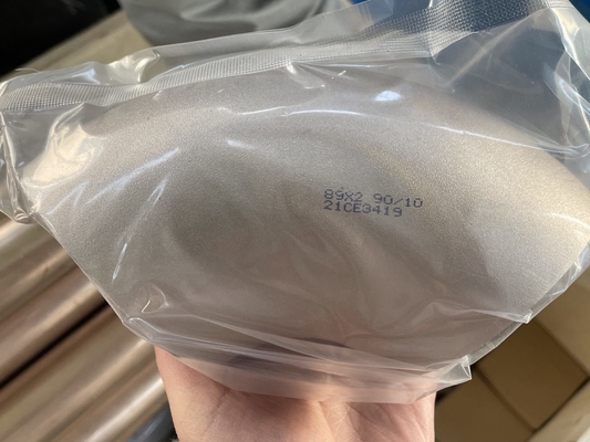 継ぎ目が無い90 EL OD 4" B16.9 EEMUA 146 SEC1 90-10 CU NI BSの合金CN102へのWT3 Mm BW