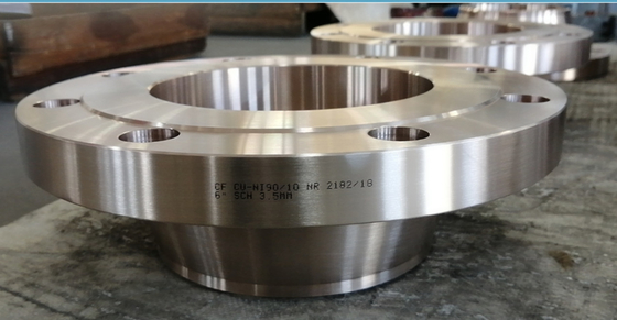 合金鋼は長いWN FF ASME B16.5 150#の重量2.5 Mm 2" Cuni 9010フランジを付けたようになる
