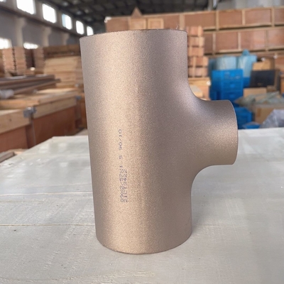 ASME B16.9 バット・ウェルディング 均等/縮小型ティー 変形サイズ NPS1/2〜60"からの範囲 迅速な配達 低MOQ 調整可能な材料 例えば炭素鋼 ステンレス鋼