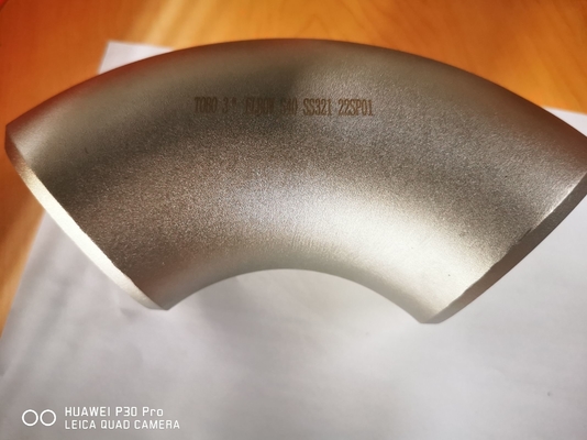 合金鋼の管付属品90D BWの肘Incoloy800Hの不足分の半径のくねりにニッケルを被せなさい