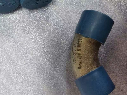 ニッケルを被せなさい合金鋼の管付属品90 LR SMLSの肘5"に   STD Monel 400のバット溶接の付属品