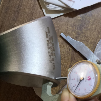 ステンレス鋼の管付属品 45 の肘 A403 の等級 WP 316 DN55 SCH10S の継ぎ目が無い肘