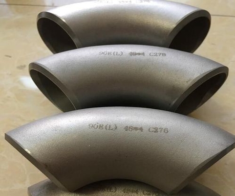 バット溶接の管付属品は合金鋼の肘B366 WPNIC11の長い半径のくねり180D ASME B16.9にニッケルを被せる