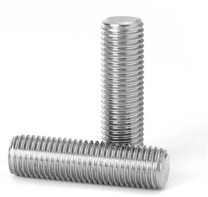JIS ASTM A453 Gr 660は32750 32760 2205 N08020 N4400の合金鋼M100スタッドのボルト糸の棒をリン酸で処理した