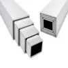 無限汎用性,製造が簡単 6063-T5 ASTM B241 アルミ合金管 50x50mm 方形管 x 2mm WT 5.8m
