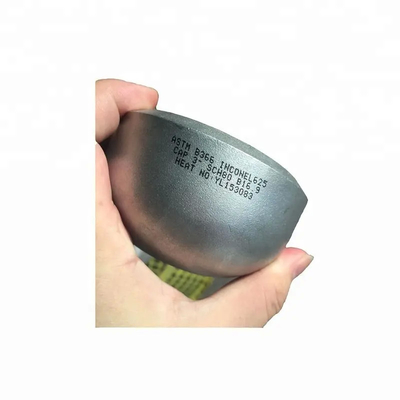 ニッケル合金パイプキャップインコネル 625 キャップ 3 "88.9 ミリメートル Xs 壁厚シームレス SCH80 パイプエンドキャップ