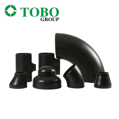 TOBO A234の合金鋼の管付属品90のDegの肘の継ぎ目が無い炭素鋼の肘