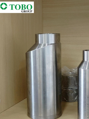 チタニウムの合金鋼の管付属品ASTM B363のチタニウムGr7 2" x 1" SCH10S X SCH40Sのチタニウムの合金のスエージのニップル
