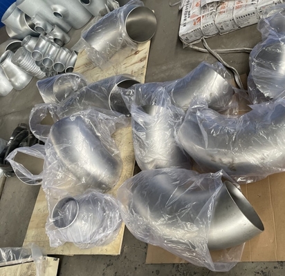 金属ニッケル合金 インコネル600 高品質 45度肘尻接接具 ASME B16.9 オーダーメイドサイズ