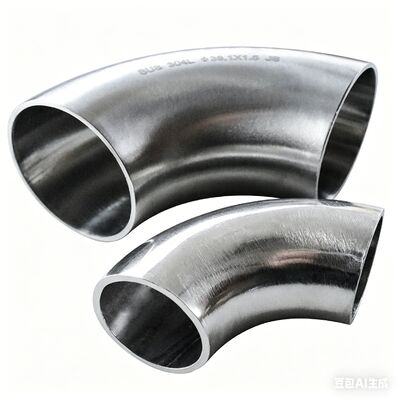 配管用 90度バット溶接継手 ポリッシュ 304ステンレス鋼エルボ