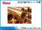 Round Copper Nickel Alloy Tubing , C71500 SCH10 / 20 Type K Copper Pipe Seamless pipe