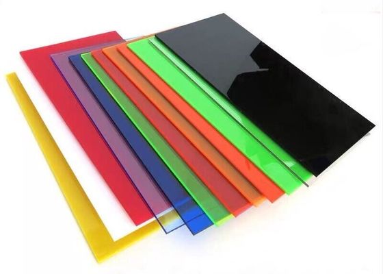 高透明度UV耐性鋳型アクリルシート GB/T 7134 ディスプレイキャビネット用のカスタム厚さ