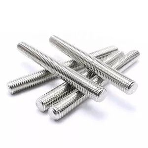 完全な糸のメートル ステンレス鋼の六角頭はM1.6-M14等級A2-70 DIN976のスタッドのボルトをボルトで固定する