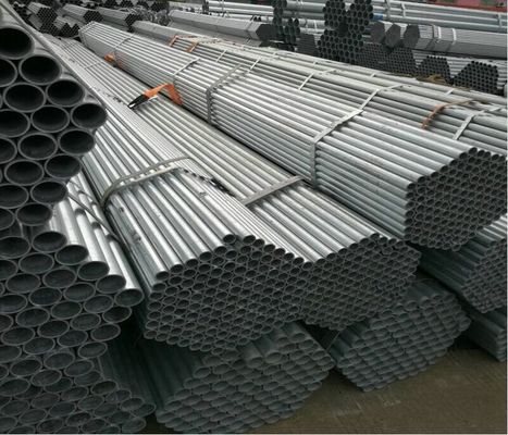 ERW ホットディップガルバンパイプ ASTM A53 標準 SCH80 建設フェンス流体パイプ