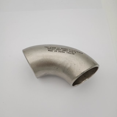 1つはSTD DN25の90度長い半径の極度の二重2205管付属品肘で突く