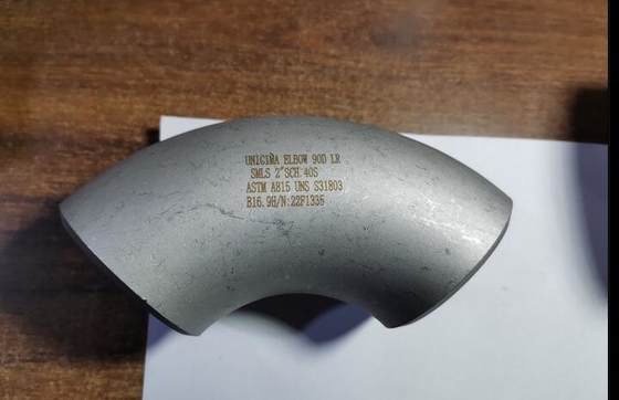 継ぎ目が無いバット溶接90°の長さの半径の肘8" SCH-XS ASTM N08825の合金825