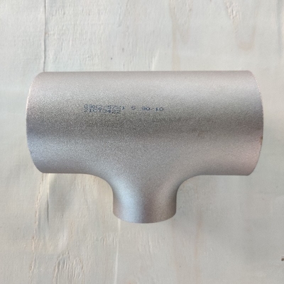 ティー3 x 2 ASME B16.9を減らす複式アパートのステンレス鋼のバット溶接の付属品UNS S31803