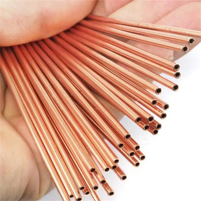 銅のニッケルの管継ぎ目が無いC70600 C71500 C12200のまっすぐな銅合金の管6m 0.8mm