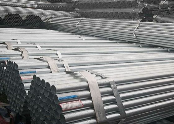 建設用溶融亜鉛めっき鋼管 頑丈な亜鉛めっきコーティング鋼管 建築フレームワークおよび屋外産業用途に適しています