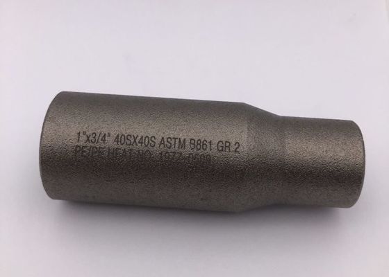 チタニウムの合金鋼STD ASTM B861 GR2のチタニウムTi2スエージのニップル