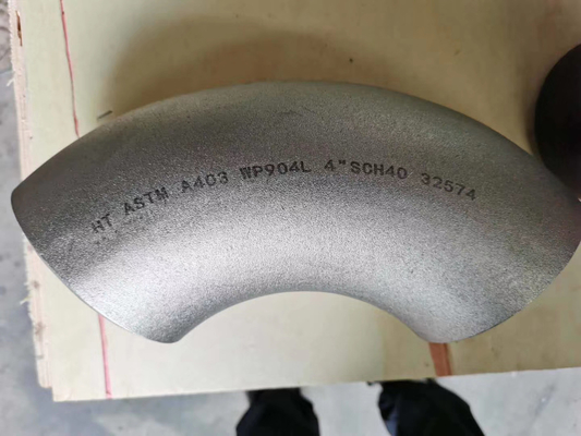 ASTM/UNS N08800の合金鋼の管付属品45度のバット溶接の肘L/R 10