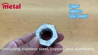 銅線アダプター (オス & メス) |ねじ付きパイプコネクタ