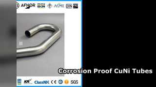 船舶用熱交換器用耐食性CuNi Uチューブ