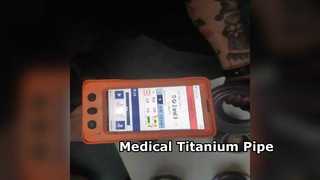生体適合性チタン合金パイプ医療器具