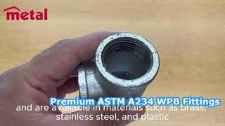 高品質 ASTM A234 WPB シームレス管継手