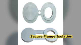 ASTM A182 ニッケル合金眼鏡ブラインド フランジ