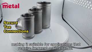 めねじ付き銅ティー |安全なブランチ接続